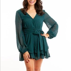 Entro Spaghetti Strap Romper Skirt